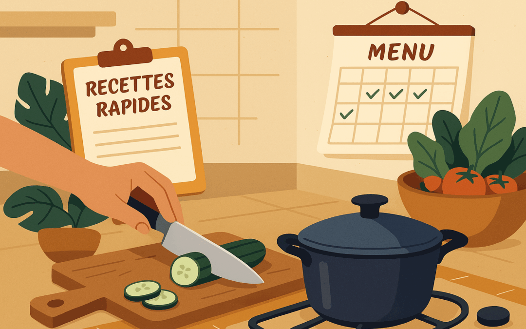 5 astuces pour cuisiner plus vite au quotidien sans sacrifier le goût