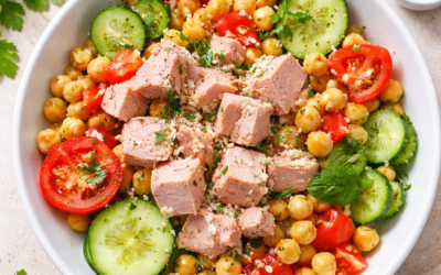 Salade de pois chiches & thon express